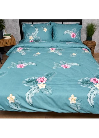 Комплект постельного белья Polysatin Premium Семейный 160х220х2 наволочки 2х50х70 (MS-820012316) Moon&Star Tropical Dream (389746776)