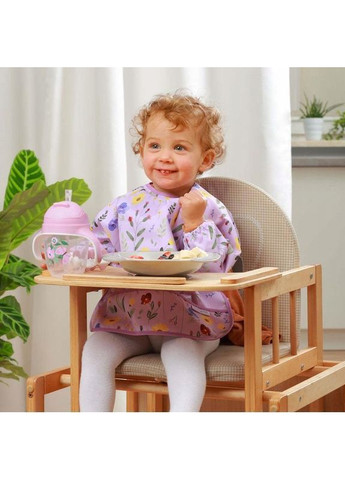 Поилка-непроливайка с отягощенной соломкой и герметичной крышкой Цветочки, 6+, 240 мл () BabyOno 1464/05 (369111552)