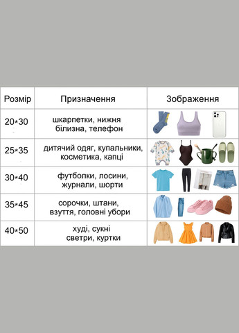 Набор пакетов для хранения со слайдер-замком матовый 20 шт - 20×30 см LoveYouHome (373293812)