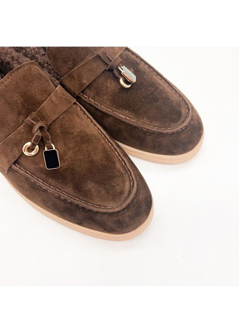 Danler Лофери (р) Замшa 0-1-1-AM-2027M-41-Y-19B темно-коричневий з, україна — зима (352707848)