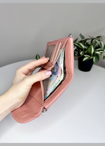 Шкіряний м'який гаманець на магнітах середнього розміру Classic (316218756)