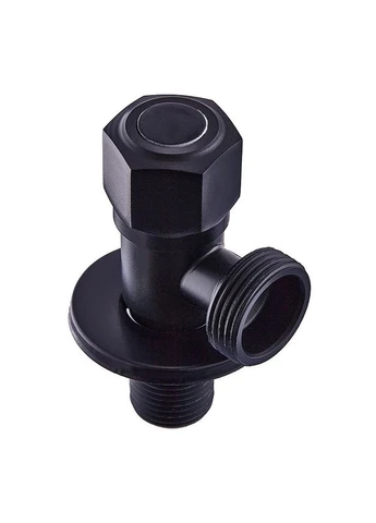 Кран для подключения сантехприборов VAL-07-1/2x3/4 Black (MI6059), нержавеющая сталь Mixxus (399009162)