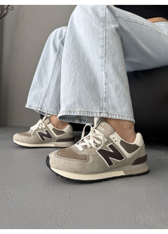 Бежеві Осінні кросівки чоловічі і жіночі new balance 574 legacy beige brown | нью беланс 574 бежеві No Brand