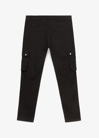 Черные кэжуал демисезонные брюки No Brand