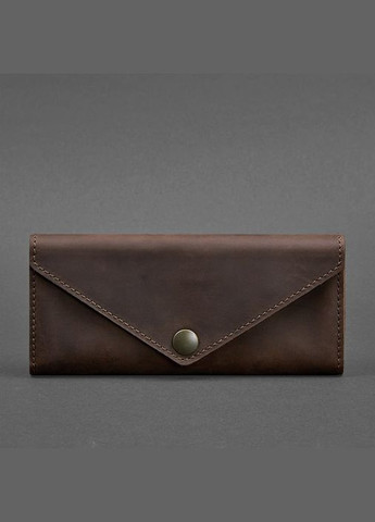 Жіночий шкіряний гаманець Керрі 1.0 темно-коричневий Crazy Horse (A-027415) BlankNote (328444783)