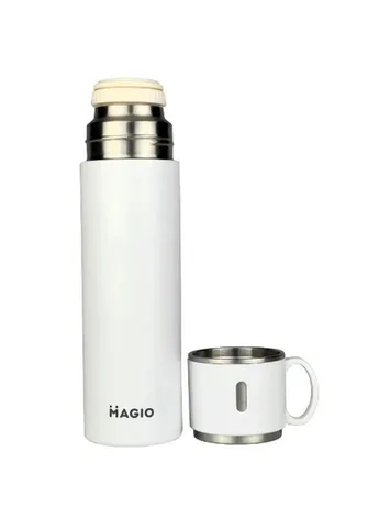 Термос питьевой MG-1046W 500 мл белый Magio (335716992)