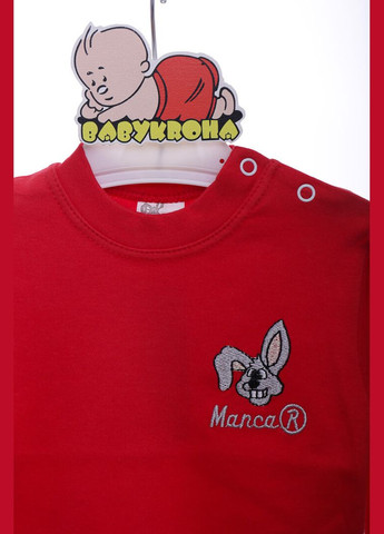 Водолазка Заяц хлопок Mancar kids красный 68 см (41858) BABYKROHA (315721293)