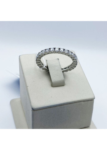 Каблучка срібна з кубічним цирконієм "Доріжка" 19,5 2,53 г No Brand (370142719)