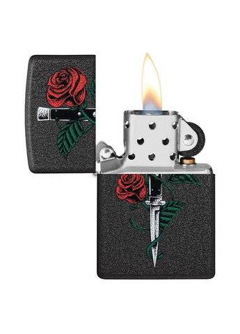 Запальничка 236 Rose Dagger Tattoo Design Zippo (316614689)