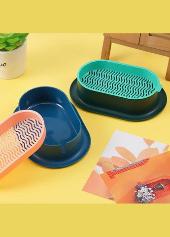 Лоток для гидропонного выращивания микрозелени и рассады сине-розовый (NR0135_2) No Brand (303898387)