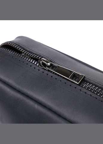 Чоловіча сумка месенджер із натуральної шкіри з кишенями чорна (sku_22848) No Brand (328922456)