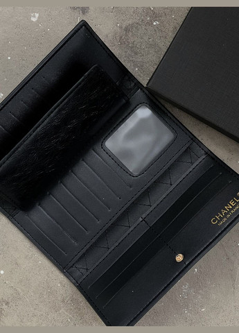 Женский кошелек глянцевый двойной с коробкой No Brand (322464440)