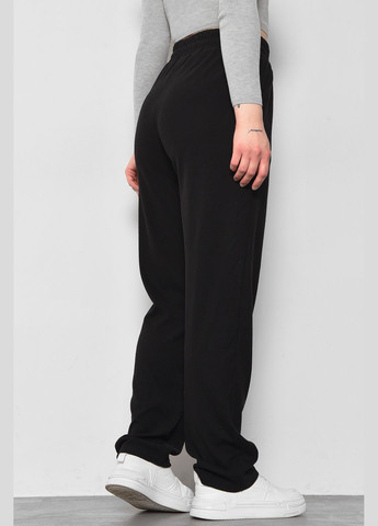 Штани жіночі напівбатальні чорного кольору Let's Shop (289719165)