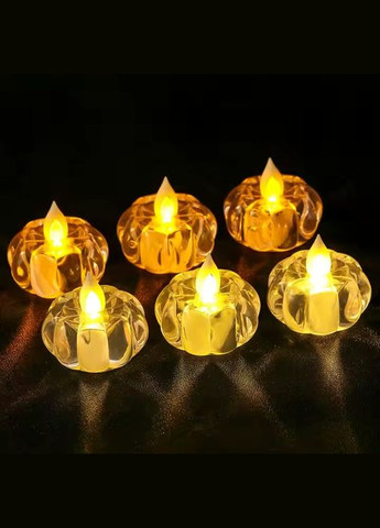 Набор LED-свечей "Цветочек" 12 шт., белые No Brand (316720791)