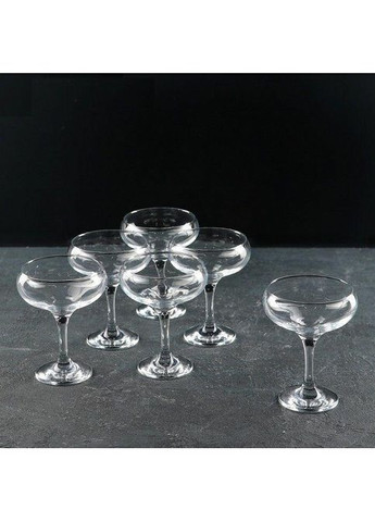 Набір келихів для шампанського Bistro 270 мл, 6 шт (44136) Pasabahce (364237487)