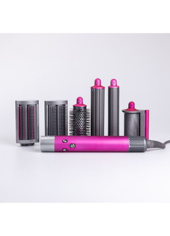 Мультистайлер для волос Airwrap Complete Long 6 насадок, розовый X9P Smartx (370801663)