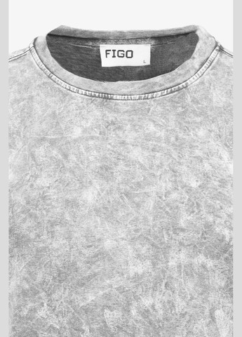 Серый демисезонный джемпер с узором мужской 3048 серый shop (2000990781741) Figo