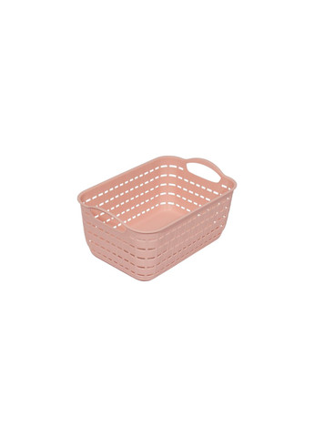 Корзина для зберігання пластикова рожева Kornel (284419853)