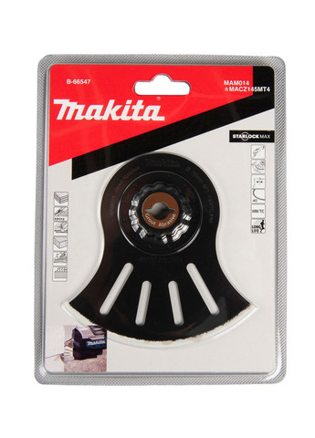 Занурювальне полотно Starlock Max HM/TC B66547 (100х45 мм) по дереву та металу (7865) Makita (290253212)