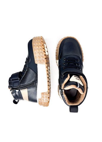 Черные демисезонные ботинки хайтопы 32 г 20 см черный артикул д159 Jong Golf