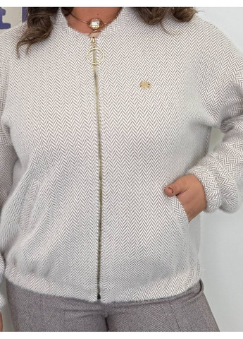 Бомбер з ангори “Альпака” з принтом — м’який та стильний (заміри в описі) DK/DL Мода без кордонів на блискавці (369464993)