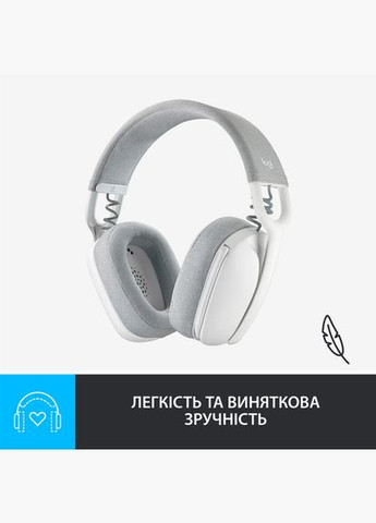 Гарнитура Zone Vibe 100 White (981001219) Logitech (303615424)