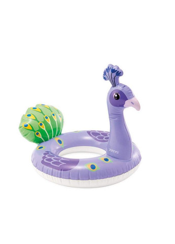Детский надувной круг для плавания 59221 Павлин Intex (327797315)