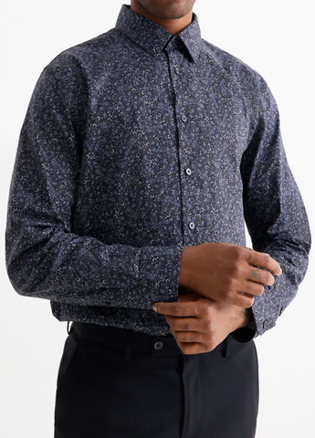 Темно-синій демісезонний комплект (сорочка та светр) C&A