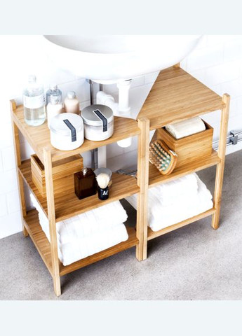 Тумба під раковину з дерева Лулуа сієна (ТТУ-001105) No Brand (328293446)