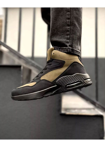 Зеленые зимние зимние мужские кроссовки YZY