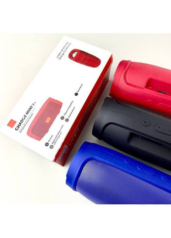 Бездротова колонка CHARGE mini 3+ Червона портативна колонка для музики з Bluetooth та FM-радіо EX (372460526)