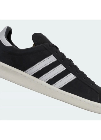 Чорні всесезонні кросівки унісекс campus shoes black gx7330 adidas