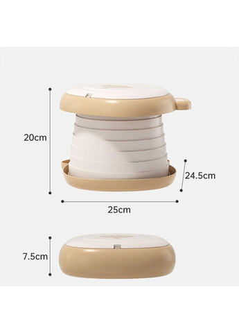 Портативний складаний дитячий туалет горщик, для дому, авто та подорожей Ведмідь No Brand (365720974)