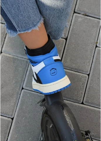 Комбіновані літні кросівки nike air jordan retro 1 hihg x fragment x trawis scott найк аір джордан No Brand