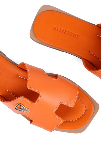 Жіночі Шльопанці 022 511ВЛ25 Бежевий Шкіра Attizzare (284116258)