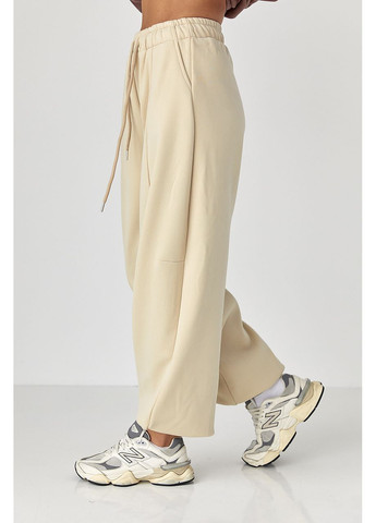 Женские теплые спортивные штаны - молочный цвет Lurex (364967679)