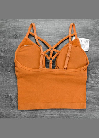Бавовняна топ-майка з тонким поролоном та регульованими бретелями No Brand — 342059418