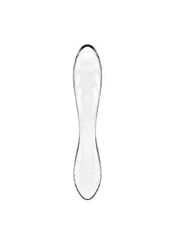 Двосторонній скляний дилдо Dazzling Crystal 1 Transparent, дуже міцний, без стопера Satisfyer (303902205)