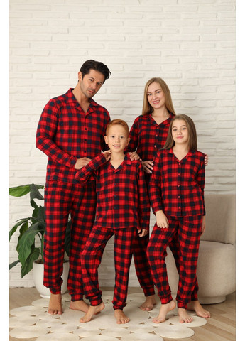 Красная подростковая пижама для мальчика Tom John