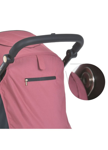 Детская коляска DYNAMIC PRO Dusty Rose прогулочная с чехлом дождевиком и москитной сеткой Темно-розовая (ME 1053-3) El Camino (334338191)