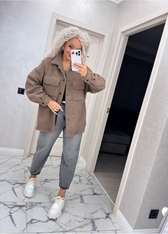 Пушиста кофта- рубашка No Brand (352009326)