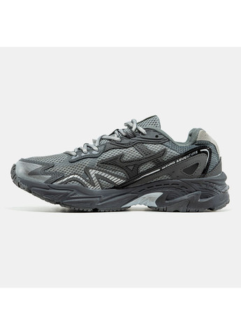 Серые демисезонные кроссовки мужские mizuno adventure grey | мизуно эдвенче серые No Brand