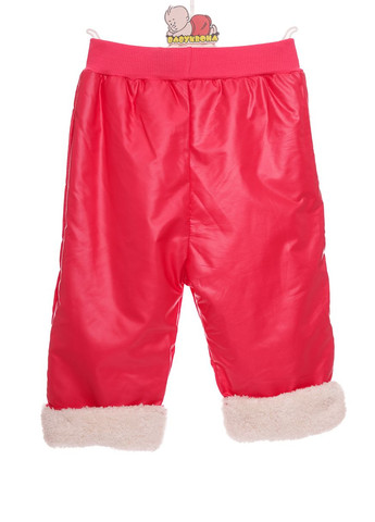 Красный зимний костюм с длинным рукавом для девочки травка с зайкой красный 74 см (27427) BABYKROHA