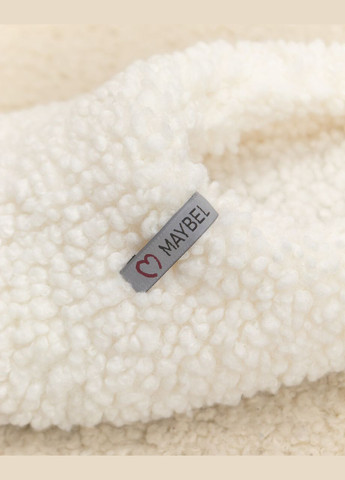 Тапочки домашние тедди закрытые Белый Maybel (304392828)