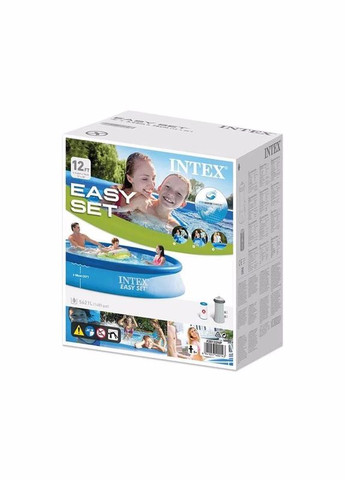 Надувний басейн сімейний 28132 (366х76 см), 5621 л Intex (341533258)