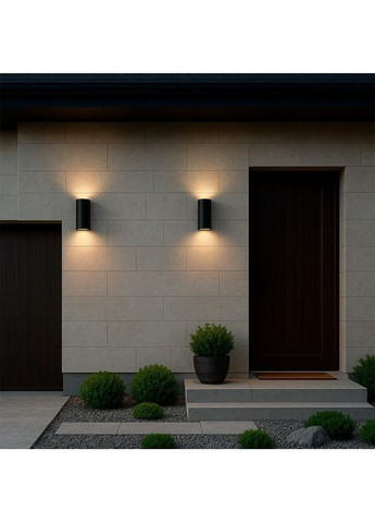 Архітектурний накладний світильник DH145 під лампу чорний Ledcoin (365650828)