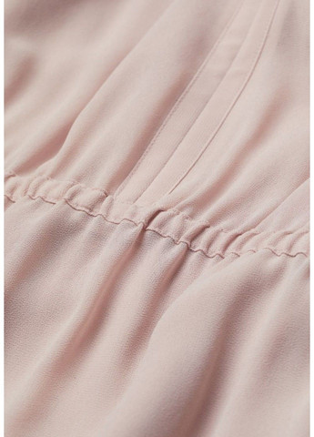 Рожева повсякденний жіноча сукня з v-подібним вирізом н&м (56694) xs рожева H&M