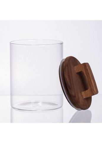 Банка для сипучих продуктів з бамбуковою кришкою 800 мл 64486-65 (A-046980) Yiwu (369475238)