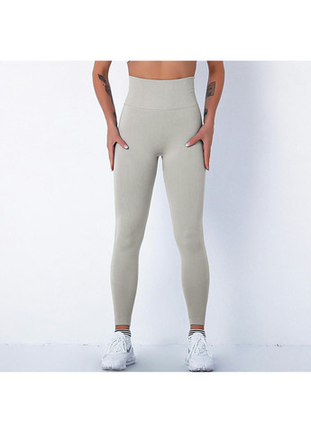 Комбинированные демисезонные леггинсы женские спортивные 10926 xl серые Fashion