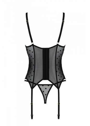 Корсет MARINA CORSET, L/XL, black, з відкритими чашками Passion (369951878)
